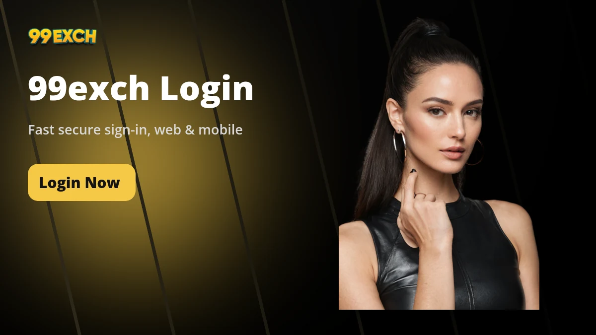 99exch login banner for fast secure web and mobile sign-in